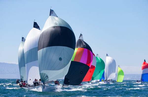 Spinnakers, colorful spinnakers!